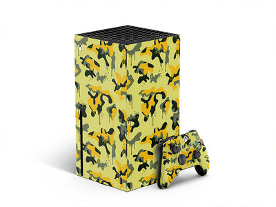 lemon graffiti camouflage XBOX DIY Decal