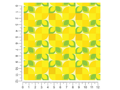 lemon mosaic fruit 1ft x 1ft Craft Sheets