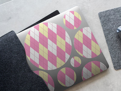 lemonade bubblegum argyle DIY Laptop Stickers