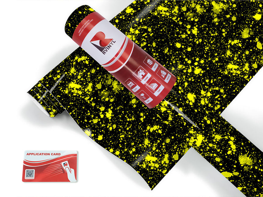 lemonade drops paint splatter Craft Vinyl Roll