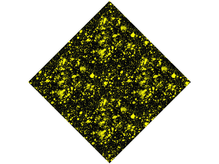 Lemonade Drops Paint Splatter Vinyl Wrap Pattern