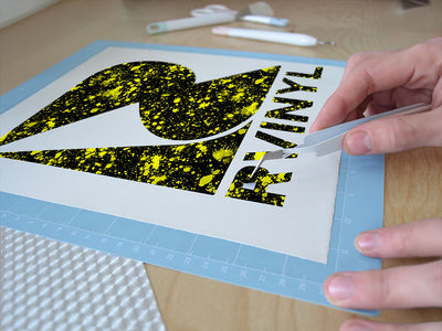 lemonade drops paint splatter Easy Weed Craft Vinyl