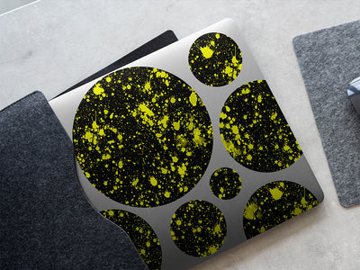 lemonade drops paint splatter DIY Laptop Stickers