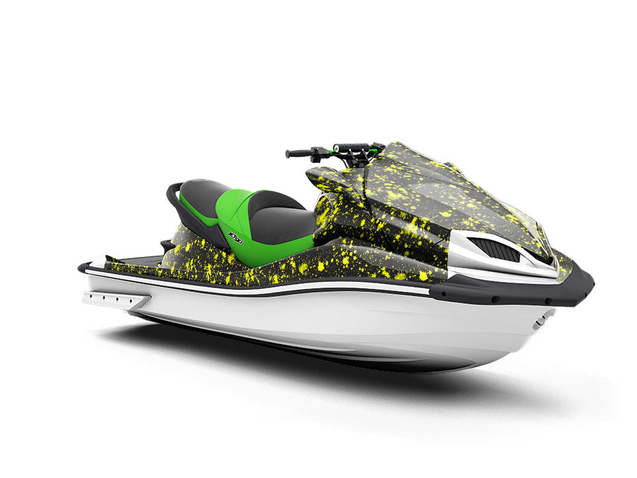 Lemonade Drops Paint Splatter Jet Ski Vinyl Customized Wrap