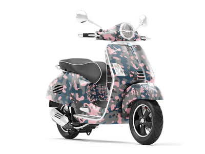Lemonade Green Camouflage Vespa Scooter Wrap Film