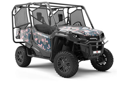 Lemonade Green Camouflage Utility Vehicle Vinyl Wrap