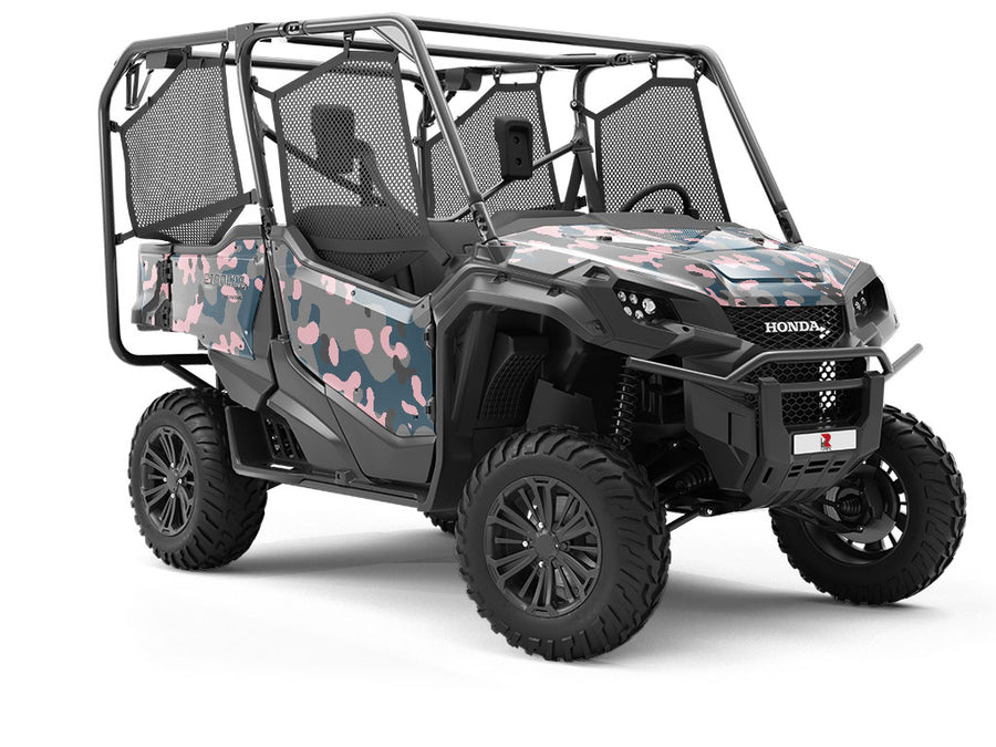 Lemonade Green Camouflage Utility Vehicle Vinyl Wrap