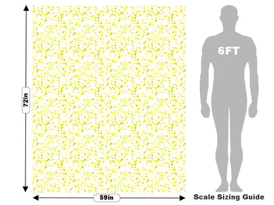 Lemonade Spill Mosaic Vehicle Wrap Scale~Rwraps Series 914 Lemonade Spill Mosaic Measurements~1