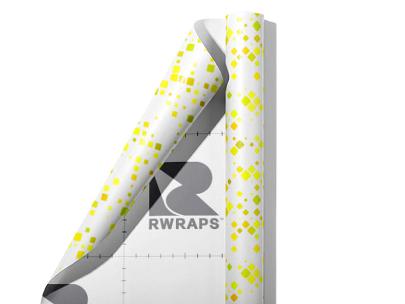 Lemonade Spill Mosaic Wrap Film Sheets~Rwraps Series 914 Lemonade Spill Mosaic Scrolled Sheet~3