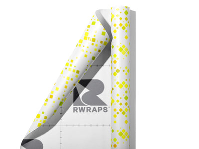 Lemonade Spill Mosaic Wrap Film Sheets~Rwraps Series 914 Lemonade Spill Mosaic Scrolled Sheet~3