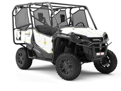 Leo Swords Astrology Utility Vehicle Vinyl Wrap