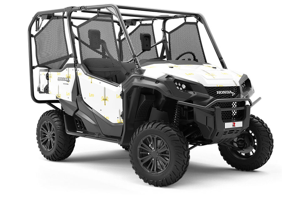 Leo Swords Astrology Utility Vehicle Vinyl Wrap