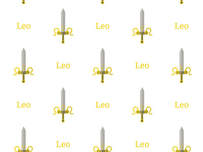 Leo Swords Astrology Vinyl Wrap Pattern~Rwraps Series 914 Digitally Printed Vinyl Wrap~0