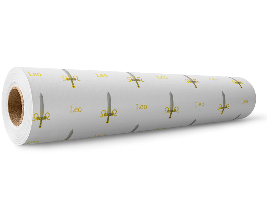 Leo Swords Astrology Wrap Film Wholesale Roll~Rwraps Series 914 Digitally Printed Vinyl Roll~5