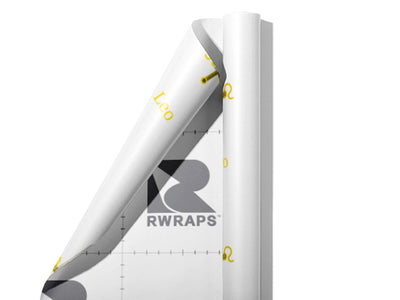 Leo Swords Astrology Wrap Film Sheets~Rwraps Series 914 Leo Swords Astrology Scrolled Sheet~3