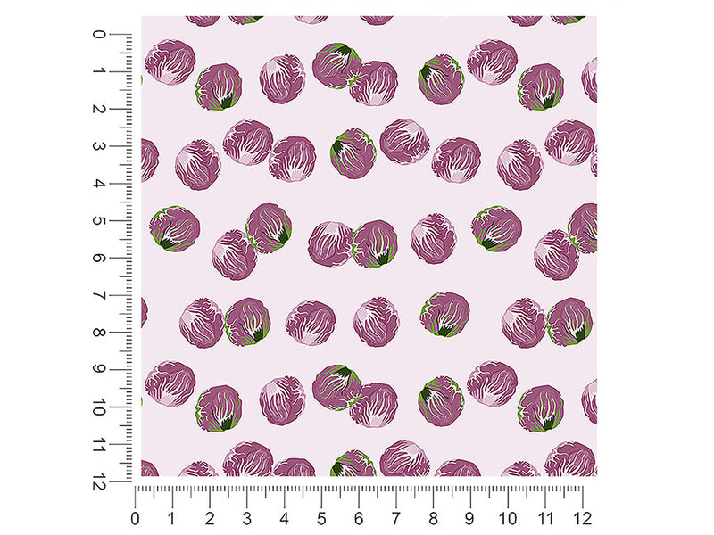 leonardo radicchio vegetable 1ft x 1ft Craft Sheets