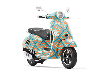 Lets Groove Retro Vespa Scooter Wrap Film