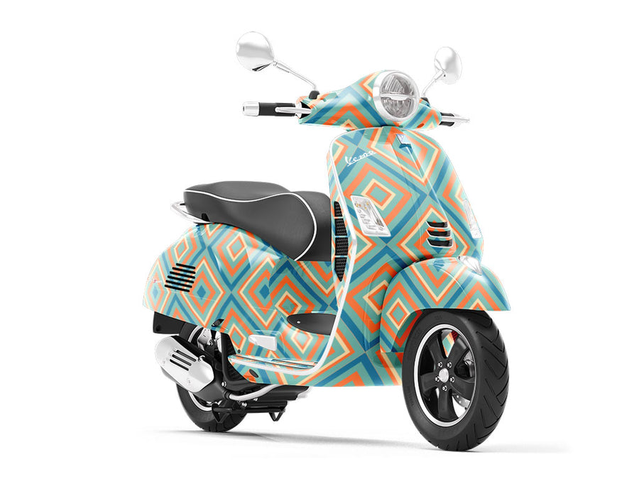 Lets Groove Retro Vespa Scooter Wrap Film