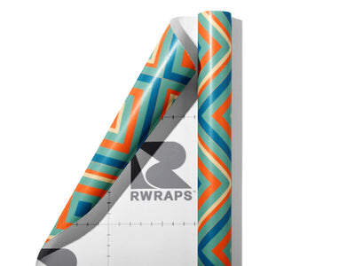 Lets Groove Retro Wrap Film Sheets~Rwraps Series 914 Lets Groove Retro Scrolled Sheet~3