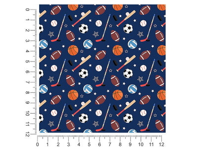 lets play sport 1ft x 1ft Craft Sheets