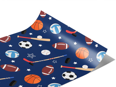 Lets Play Sport Vinyl Wraps~Rwraps Series 914 Digitally Printed Vinyl Wrap~0