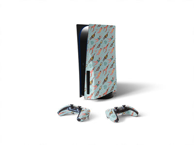 lets swim summertime Sony PS5 DIY Skin