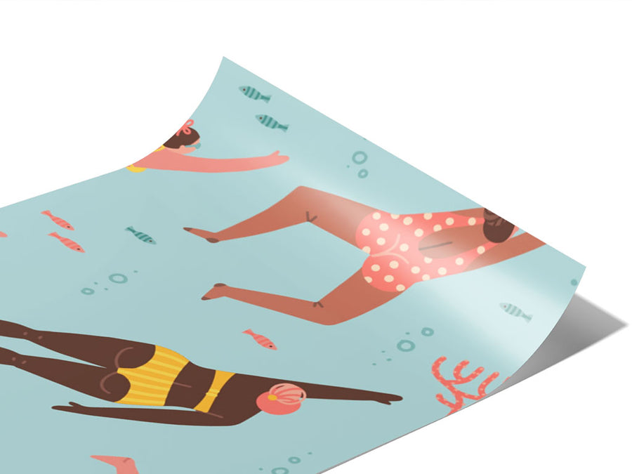 Lets Swim Summertime Vinyl Wraps~Rwraps Series 914 Digitally Printed Vinyl Wrap~0