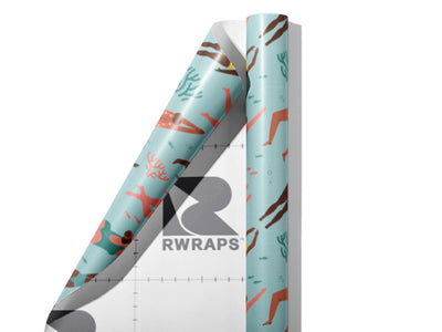 Lets Swim Summertime Wrap Film Sheets~Rwraps Series 914 Lets Swim Summertime Scrolled Sheet~3