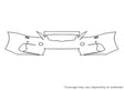 ct Avery Dennison Clear Bra Bumper Precut PPF Diagram