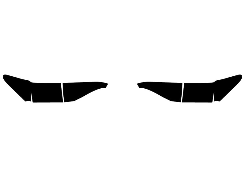 ct sedan Precut Tail Light Tint Diagram