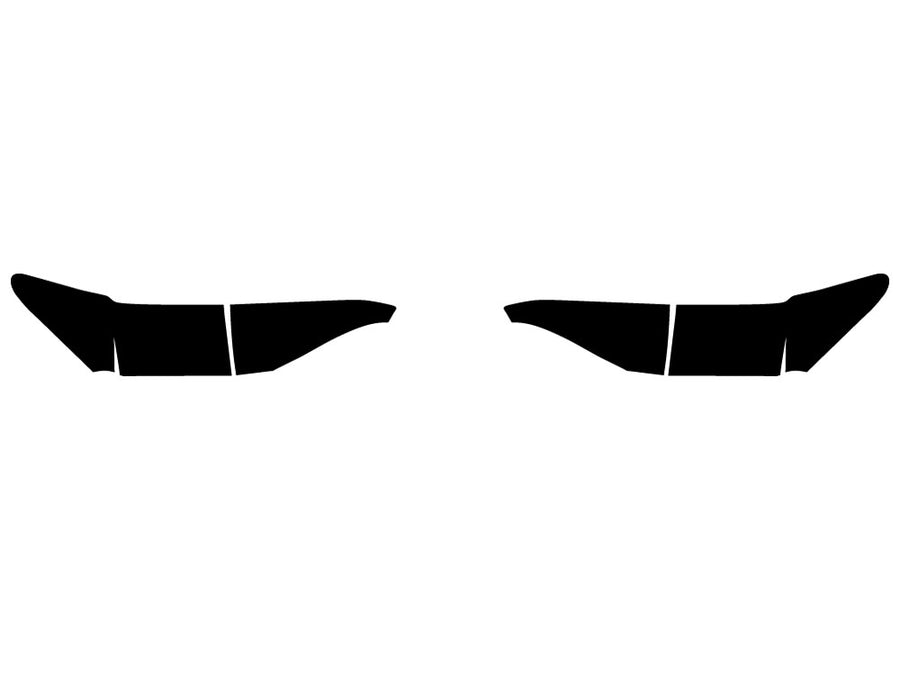 ct sedan Precut Tail Light Tint Diagram