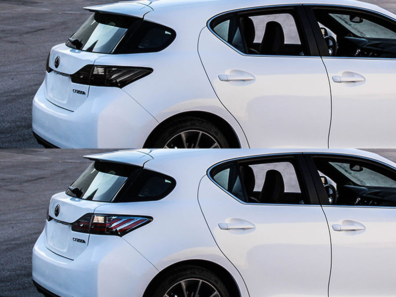 ct sedan Before and After Smoked Taillights