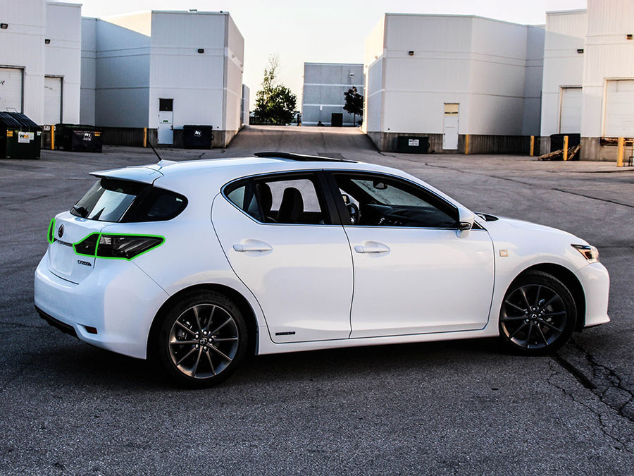 ct sedan Tail Light Tint Installation Points