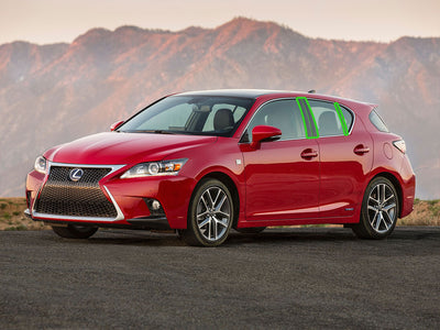 lexus ct 2011-2017 Pillar Post Trim Installation Location