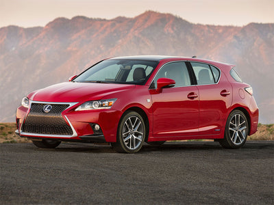 lexus ct 2011-2017 Brushed Aluminum Black Pillar Trim