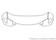 ct 3M Clear Bra Hood Precut PPF Diagram
