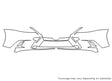 ct 3M Clear Bra Bumper Precut PPF Diagram