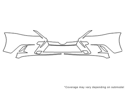 ct 3M Clear Bra Bumper Precut PPF Diagram