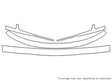 es 3M Clear Bra Bumper Precut PPF Diagram