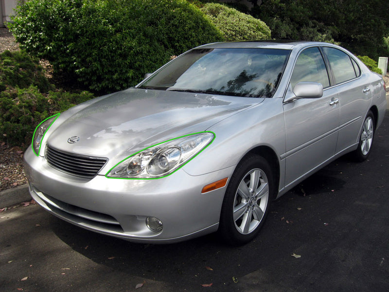 lexus es 2005-2006 Headlight Protection Installation Location