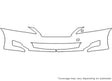 es Avery Dennison Clear Bra Bumper Precut PPF Diagram
