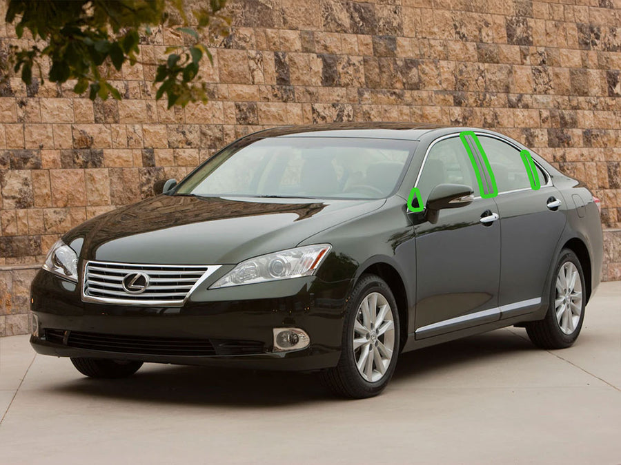 lexus es 2007-2012 Pillar Post Trim Installation Location