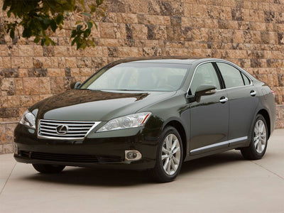 lexus es 2007-2012 Brushed Aluminum Black Pillar Trim