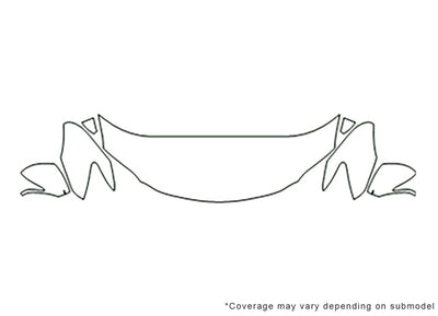 es 3M Clear Bra Hood Precut PPF Diagram