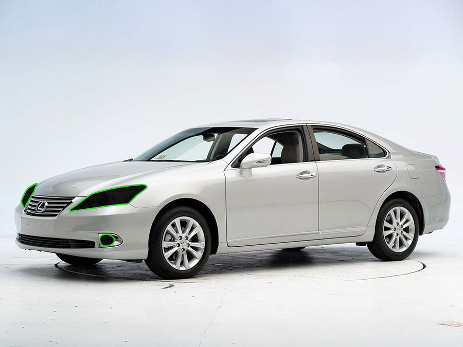 lexus es 2010-2012 Headlight Tint Location