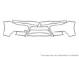 es 3M Clear Bra Bumper Precut PPF Diagram