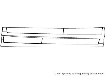 es 3M Clear Bra Door Cup Precut PPF Diagram