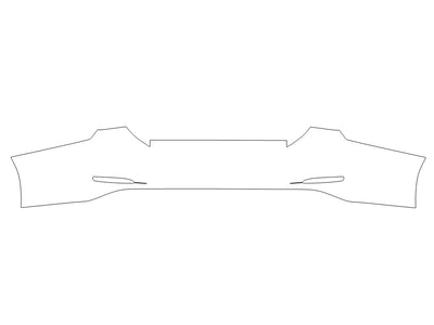es Avery Dennison Clear Bra Door Cup Precut PPF Diagram