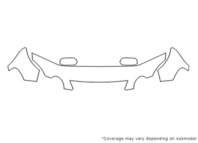 gs 3M Clear Bra Hood Precut PPF Diagram