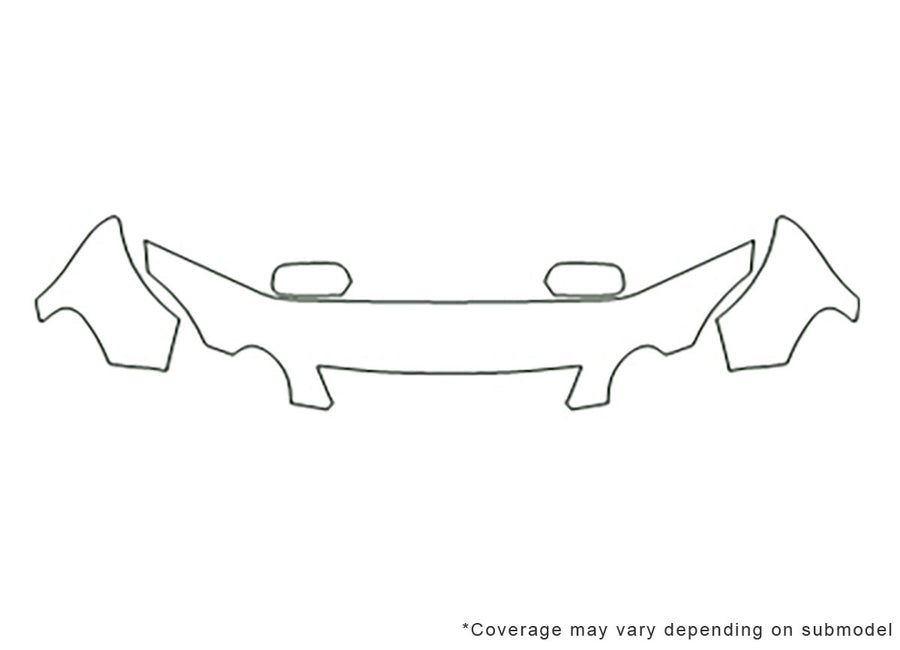gs 3M Clear Bra Hood Precut PPF Diagram